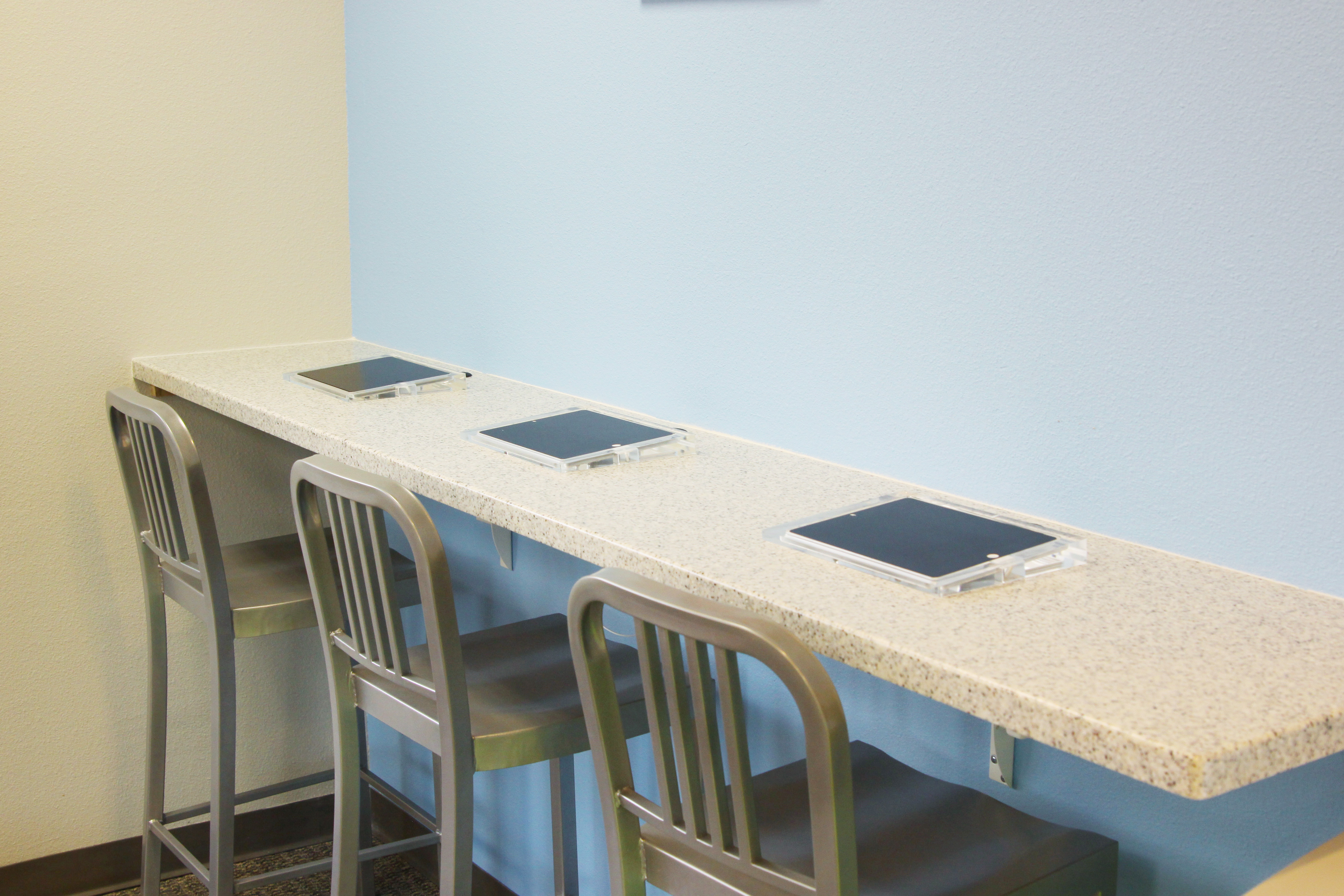 The Ipad bar has been designed for the use of parents to complete forms electronically, and for browsing the internet.