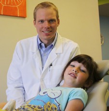 Dr. Sjostrom with Patient